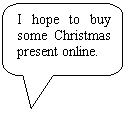 ԲǾαע: I hope to buy some Christmas present online.