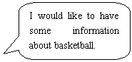 ԲǾαע: I would like to have some information about basketball.